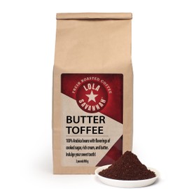Lola Savannah Butter Toffee Ground Caffeinated Coffee, 2lb