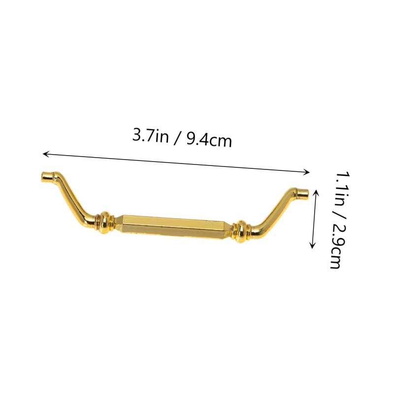 SHINEOFI 3pcs Elegant Cabinet Door Handle Durable Pull Handles for