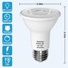 Vannise PAR20 LED Bulbs 5000K Daylight, 6 Pack Long Lasting