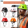 Aolamegs Safe Full Brim Hard Hats Construction OSHA Approved with