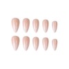 JUSTOTRY Pack of 24 Nude Nails for Gluing, Short, Gradient