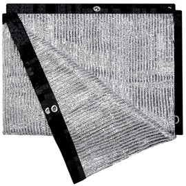Soclear Aluminet Shade Cloth Fabric Sun Block Sun Reflect Pet Shade - 6.5 ft x 10 ft