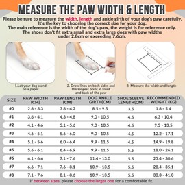 Eyein Dog Boots Paw Protector, Breathable Dog Boots for Injured Paws Waterproof, Dual Adjustable Washable Non-Slip Dog Shoes for Walking, Reflective Dog Shoes for Small Medium Large Dogs(2pcs)