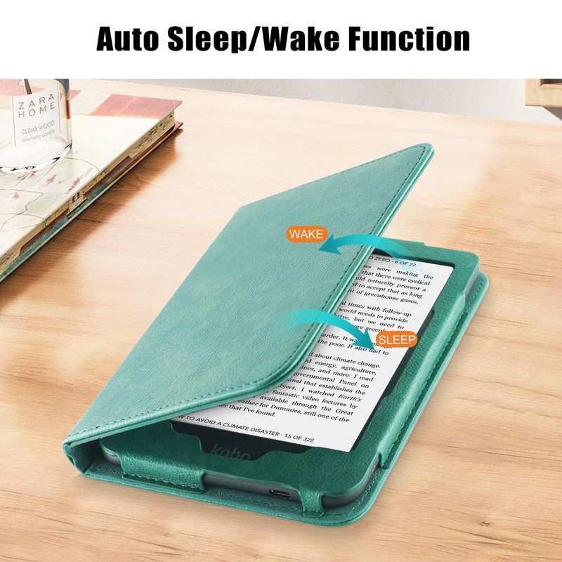 TOPCASE Case for Kobo Clara Colour/BW/Kobo Clara 2e/Tolino Shine 4