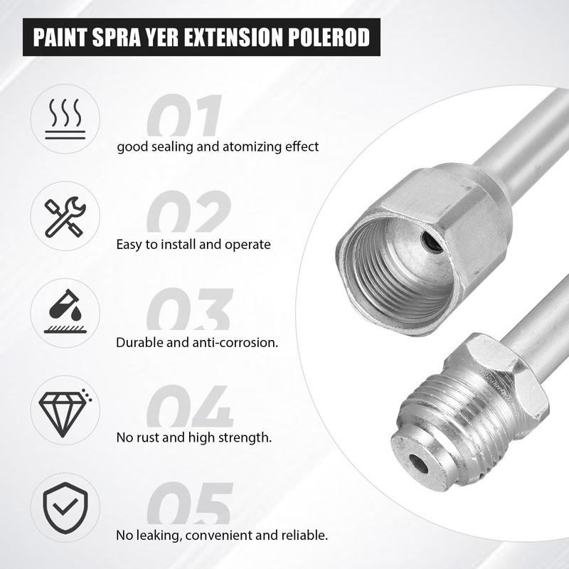 Threlaco 7 Pcs Airless Paint Sprayer Roller Inner Feed Set