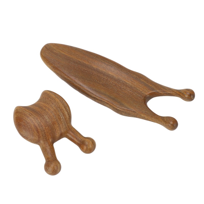 2pcs Nose Maasage Tool Reduce Stress Smoothing Surfaces Sandalwood Nose