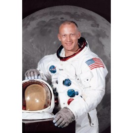 BUZZ ALDRIN IN SPACE SUIT ASTRONAUT APOLLO 11 GEMINI 12 4X6 PHOTOGRAPH REPRINT