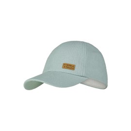 Sterntaler Baseball Cap Structure, Unisex Baseball Cap with Metal Clasp for Size Adjustment, Summer Baseball Cap Made of Cotton, Sporty Baby and Children's Visor Cap, Stone Green, 51