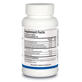 Biotics Research Super Phosphozyme –Phosphorous and RNA, Electrolytes, Healthy Bones and Teeth, Protein Production, Energy Support, 90 Tablets