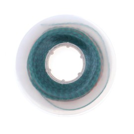 Fuioda15 Feet Two colored Dental Elastic Powerchains For Braces Orthodontics Ligature Ultra Power Chain Rubber Bands Long Short Continuous (Green a Orange, Short)