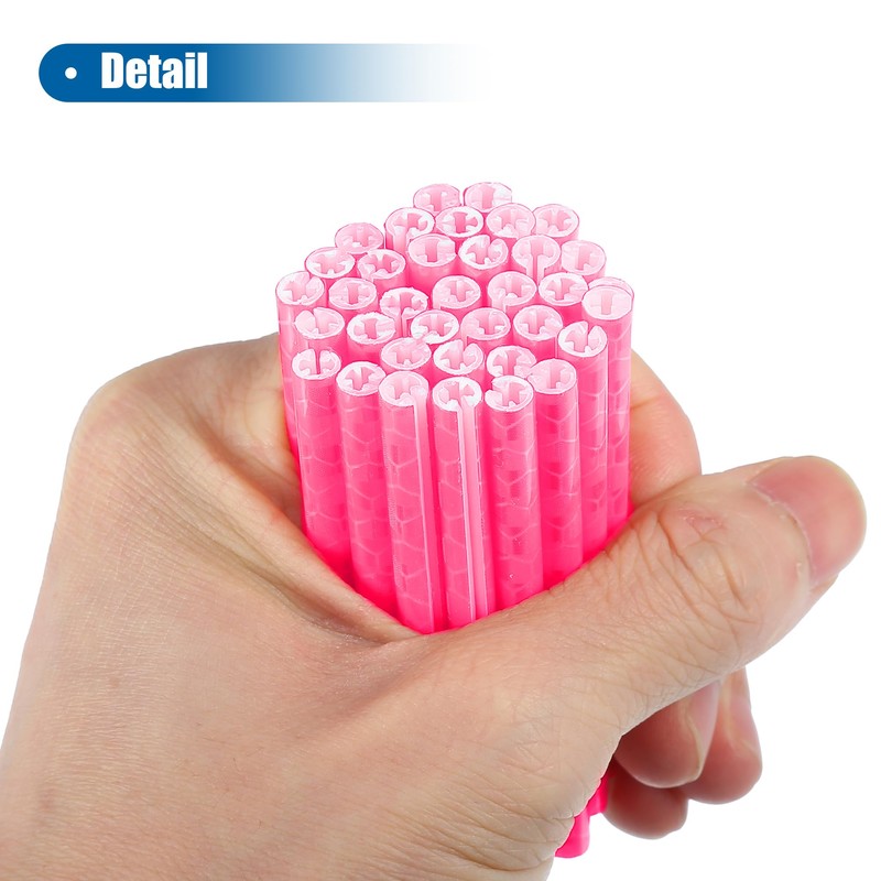 X AUTOHAUX 36 Pcs Pink Bicycle Reflector Reflective Version Durable