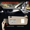 A-Premium Passenger Right Side Sun Visor Compatible with Toyota Venza
