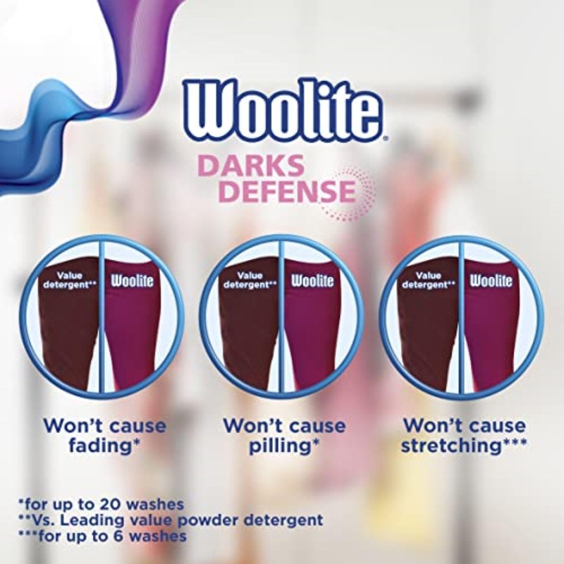 Woolite Darks Defense Liquid Laundry Detergent, Light Fresh Scent, 66