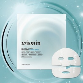 Wismin All Day Young Real Deep Hydro Gel Mask Pack 1 Box (4 Pieces) Moisture Soothing Hyaluronic Acid Skin Barrier Moisturizing Sensitive Skin / 위스민 올데이영 리얼 딥 하이드로 겔 마스크팩 1박스 (4개입) 수분진정 히알루론산 피부장벽 보습 민감피부
