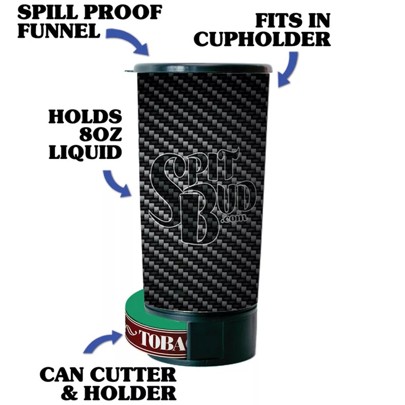 Spit Bud The Ultimate Spill Proof Portable Spittoon - Bullet