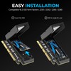 SABRENT M.2 NVMe SSD to PCIe x16 Tool-Free AIC with