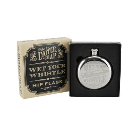 The Dapper Chap 'Wet Your Whistle' 5oz Hip Flask