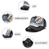 Universal Letter Rivet Adjustable Cotton Baseball Hat for Hip Hop