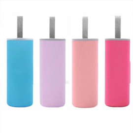 Lehuan 4 Pack Neoprene Water Bottle Sleeve Holder,Fit for 15oz-19oz Portable Sport Water Bottle,Perfect for Travel and Outdoors