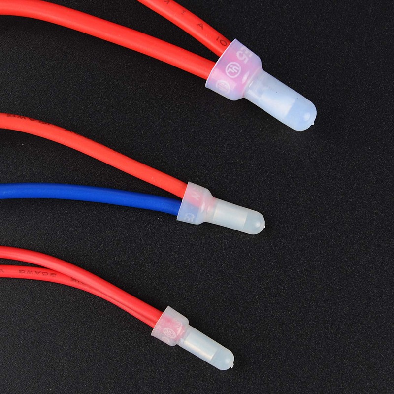 Nilight - 50036R Closed End Crimp Terminal 300 pcs 22-16/16-14/12-10