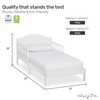 Dream On Me Sydney Toddler Bed in White, Greenguard Gold