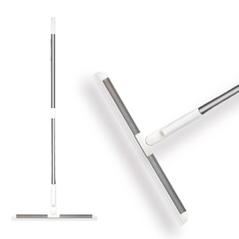 Roadmap Floor Squeegee Scrubber for Floor, Shower Squeegee Broom for Floor, Rubber Window Cleaning Brush for Garage, Deck, Bathroom, Glass, Car,Sliding Door,Shower Glass Door