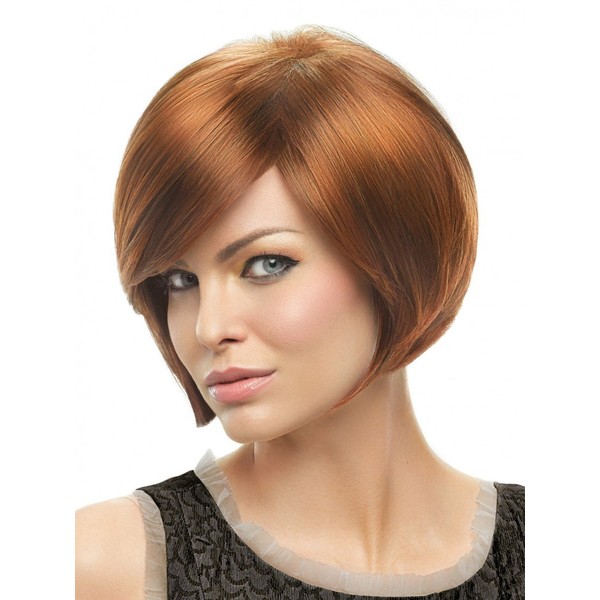 Hairdo Layered Bob Cut True2Life Styleable Synthetic Wig R6/30H Chocolate Copper