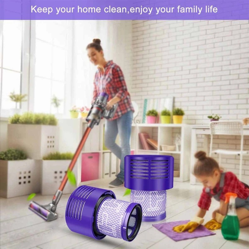 For Dyson 2 Pack HEPA Replacement V10 Filter for Dyson