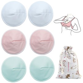 GATOR Bambus Stilleinlagen, 6 Waschbare Stilleinlagen ​+ Wäschebeutel, stilleinlagen, stilleinlagen waschbar, Wiederverwendbare Stilleinlagen für die Mutterschaft, Stilleinlagen Waschbar