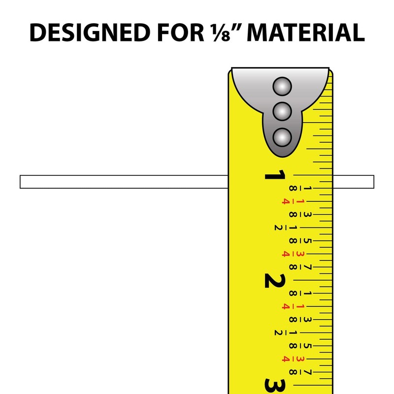 Outwater Plastic J Channel Fits Material 1/8 Inch Thick Clear