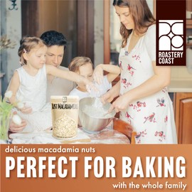 Roastery Coast - Daily Nuts | Just Raw Macadamia Nuts Unsalted | Bulk Nuts |Snack nuts | Healthy Nuts | Gluten free | Macadamia nut butter | Non GMO | Nut snacks | Unsalted Nuts | Keto snack mix