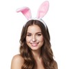 Women’s Cute Rabbit Ears Headband, Soft Plush Bunny Hairband, Christmas