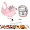 1450ml Bento Lunch Box Stainless Steel Compartment Thermal Bento Box