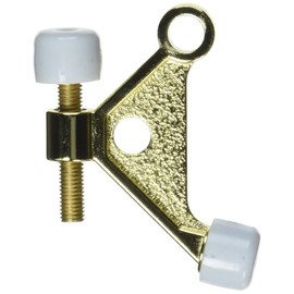 National Hardware N154-526 Hinge Pin Door Stop, Brass