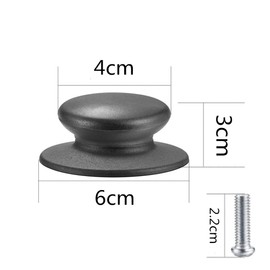 Naisfei Universal Pot Lid Cover Knob Handle, 6 Pcs Pot Lid Knobs,Universal Kitchen Cookware Lid Replacement Holding Handle Knobs Used for Casserole Kettle Cover Glass Saucepan Lid Pot