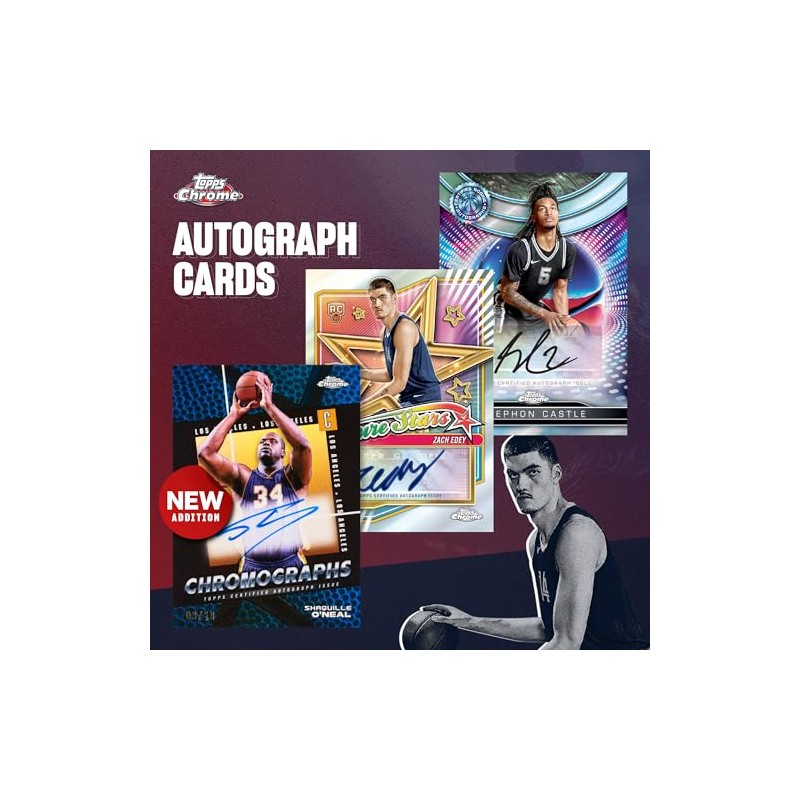 Baloncesto Topps Chrome 2024-25 - Sellado de fábrica - Mega