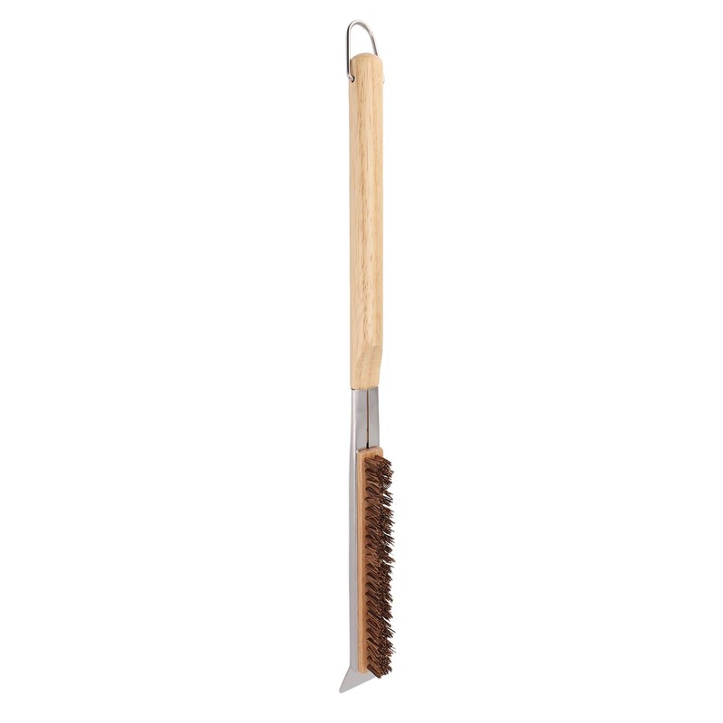 Pizza Oven Brush Removable Bristles Stainless Steel High Temperature Resistant