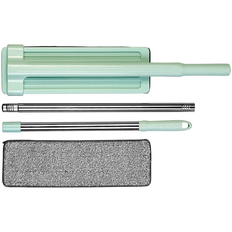 Sichler Haushaltsgeräte Floor Mop with Scraper, 3-Piece Handle, 122 cm
