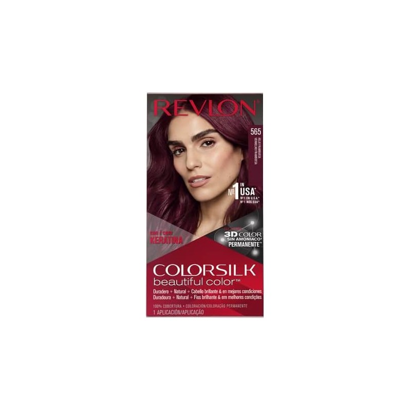 Tinte para Cabello Revlon Colorsilk Beautiful Color-Keratina 066 Rojo Cereza
