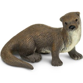 Safari Ltd. River Otter Figurine - Realistic 3" Wildlife Figure - Educational Toy for Boys, Girls, and Kids Ages 3+