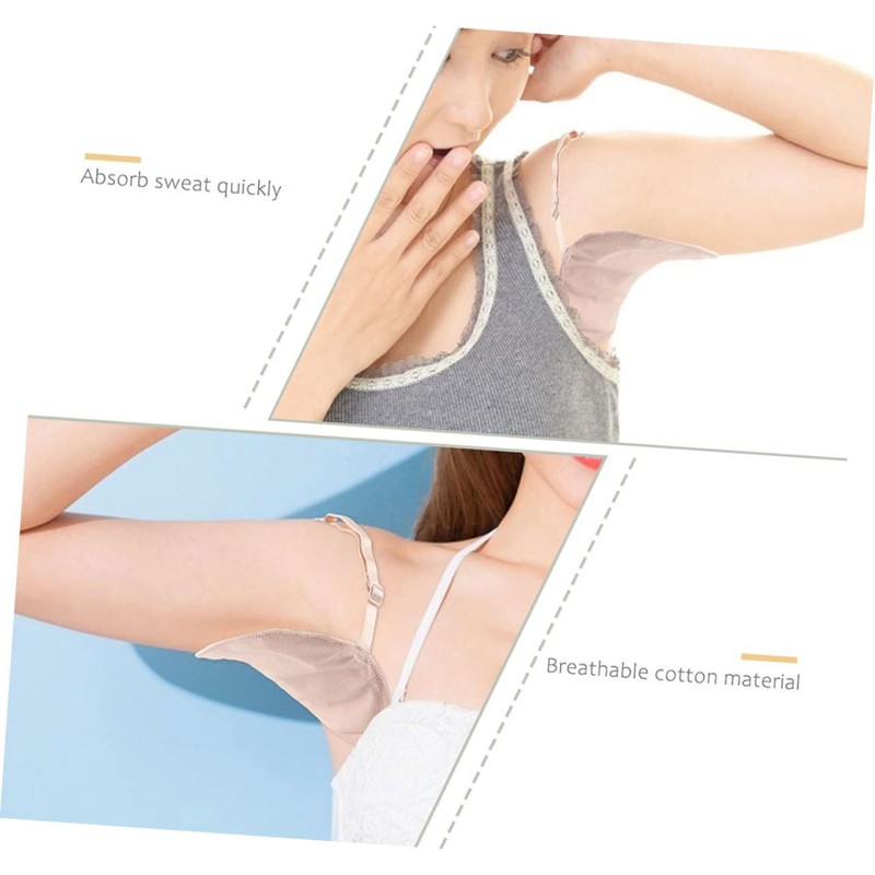 Healeved 2sets Sweat Patch Reusable Armpit Blocker Dress Shield Pads
