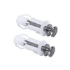 2 piezas de tornillos para asiento de inodoro de fijación