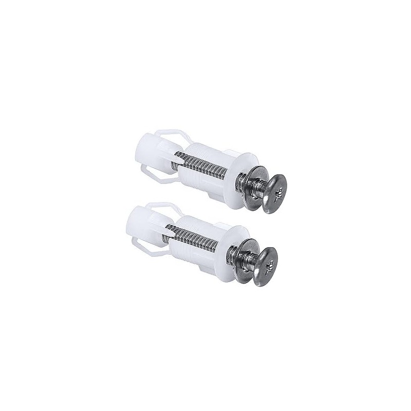 2 piezas de tornillos para asiento de inodoro de fijación
