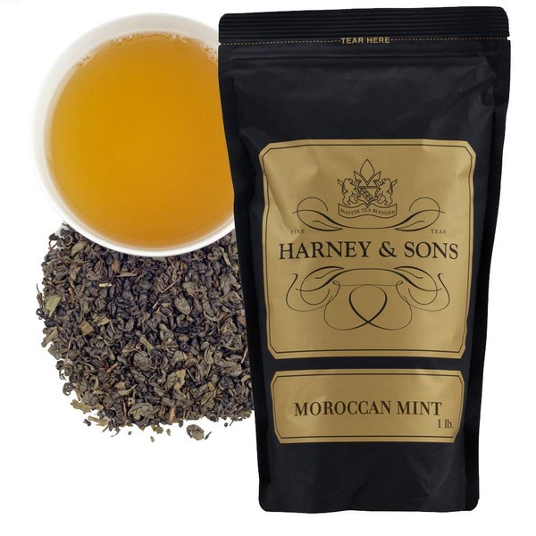 Harney & Sons Organic Moroccan Mint | 16oz Bag of Loose Leaf Tea