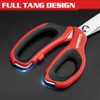 Goldblatt 2PCS Heavy Duty Scissors, Multipurpose Shop Scissors with Stainless