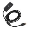 USB to 3.5mm Jack Audio Sound Card Adapter with Headphone