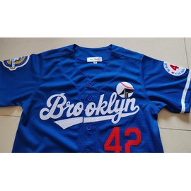 PXLZRUO Youth Black Legend Baseball Uniform #42 Stitched Boys Hip Hop Sports Jerseys Shirts for Kids (Blue, XS)