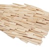 Lawei 6 Pack 600 Pieces Mini Bamboo Forks - 3.5