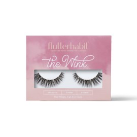 FlutterHabit The Wink Lashes, 2 Sets of Lashes, DIY Wispy Doll Eyed Lash Extensions, Up to 10 Day Lash Wear, Salon Quality Cluster Eyelashes for a Natural Look, No Glue Included