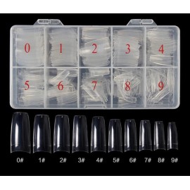 Unbranded 500 PCs Box Of Clear Nail Tips
